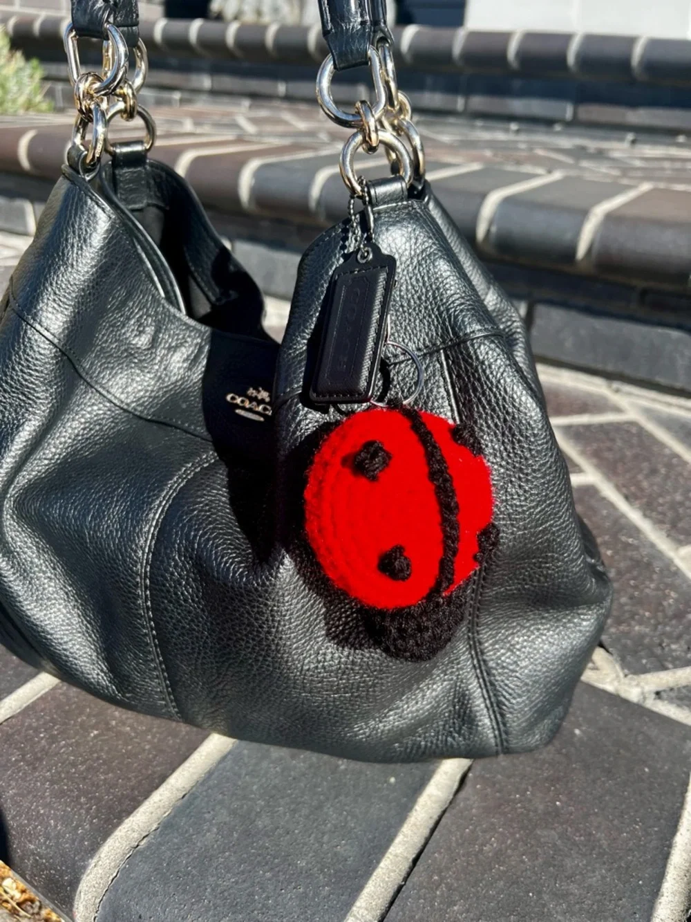 3/$20 Hand Crocheted Lucky Little Ladybug Keychain! - Picture 4 of 16